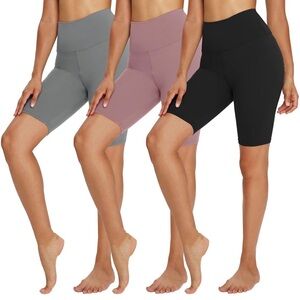Amazon 3 Pack Women’s Biker Shorts 8" Tummy Control High Waisted XL